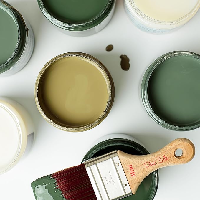 Dixie Belle Paint Company Chalk Finish Furniture Paint - Weeping Willow (32oz) - Matte Soft Green Chic Chalk Mineral DIY Furniture Paint