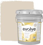 EVOLVE Paint & Primer: Environment-friendly, Low Sheen with One-coat Coverage for Interior & Exterior surfaces (Beach Beige, 5-Gallon)