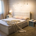 Plug in Pendant Light Kit White- UL 20Ft Light Bulb Socket E26 E27 with Lantern Cord, On/Off Switch, Electrical Wire Lamp Cable for Hanging Ceiling Fixture, 2 Pack