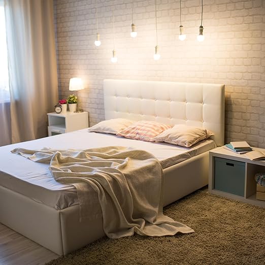 Plug in Pendant Light Cord Kit - UL 20Ft Lamp Cord with On/Off Switch and Bulb Socket E26 E27, White Extension Electric Wire for DIY Hanging Lanterns, 1 Pack