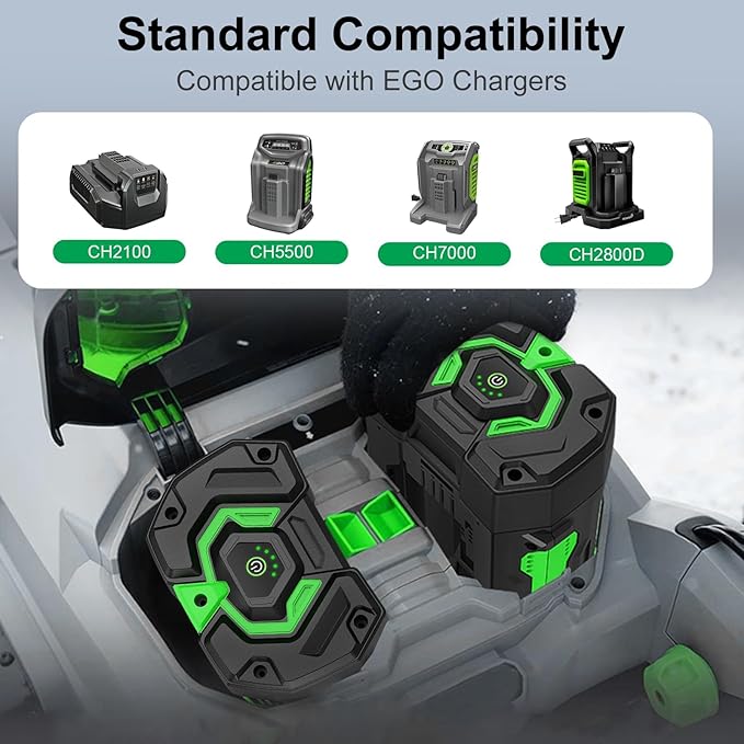 Replacement EGO 56-Volt 7.5 Ah Battery for EGO 56v Batteries BA5600T BA4200T BA3360T BA2800T BA1400T & EGO Power+ Cordless Tools