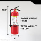 Kidde Commercial-Grade Fire Extinguisher for Office, Schools, Rechargeable 4A60BC