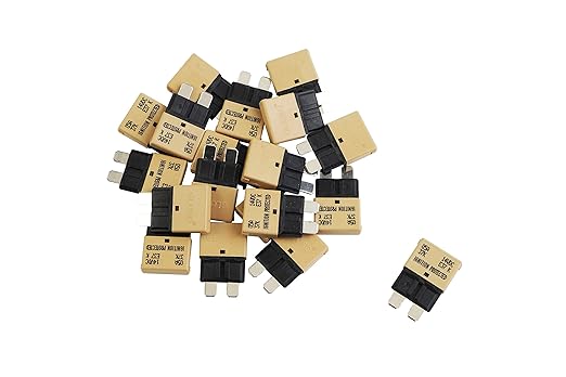 GLOSO Circuit Breakers E37 Auto (T1) Reset Low Profile ATC/ATO - (5A - 20 Pack)