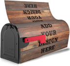 Custom Personalized Mailbox Covers Add Photo Picture Family Name House Address Text Magnetic Mail Cover for Home Garden Yard-14