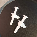 Toilet Seat Including Nut for Top Mount Toilet Seat Hinges, Plastic, Pack of 4