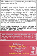 Bariatric Expert Hair Vitamin Gummies – Fast-Melting Dietary Supplement for Adults Post Bariatric Surgery, Nutritionist Recommended, Essential Daily Formula for Optimal Wellness - 60 Count