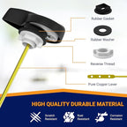 Universal Toilet Handle Lever Replacement - Toilet Flusher Replacement, Side Mount Toilet Tank Lever Fits Most Toilet Tanks - Efficient and Easy to Install Toilet Handle Replacement - Black Finish