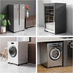 Appliance Rollers Heavy Duty,Newest Extendable Appliance Sliders,Liftable Washing Machine Base,Easily Move Washer and Dryer Machines,Refrigerators,Furniture-Black