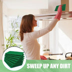 80 Pcs Heavy Duty Scour Pads,Scouring Pads,4 x 5.95 inch Scrubbing Pads for Metal Grills & Kitchen Scrubbers,Non-Scratch Reusable Dish Scrubbing Pads for Kitchen Dishes Sink Bathtub(Green)