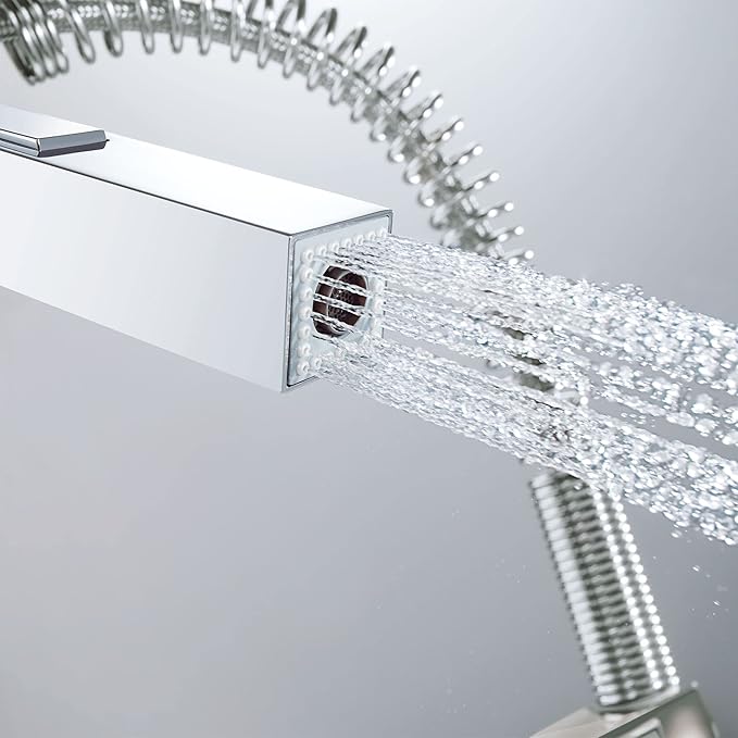 Grohe Eurocube Single-Handle Pull-Down Semi-Pro Kitchen Faucet, StarLight Chrome