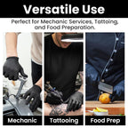 SAFEWAY USA Vinyl Disposable Gloves — Non-Latex and Powder Free, Heavy-Duty Protective and Multi-Purpose Gloves for Cleaning, Food Prep, Tattooing, Lab Works, Mechanics and More — (3000 pcs, X-Large)