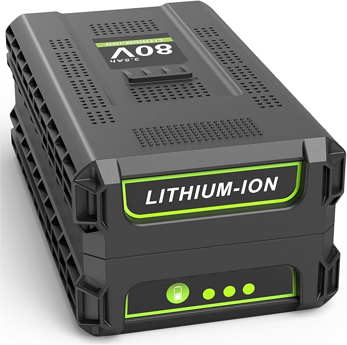 80V 3.5Ah Lithium Battery Replace for Greenworks 80V Battery GBA80400 GBA80250 GBA80200, 3500mAh High Capacity, Fit for Greenworks 80 Volt Power Tools PW80L420 TL80L00 LMB407 PS80L00