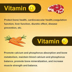 2-in-1 Vitamin D3 K2 Supplement Softgel，D3 K2 Vitamin 10000 iu Aiding in Calcium Absorption (180pcs)