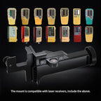 Laser Receiver Bracket Sensor Holder 6 for LS-80A,LS-80B,LS-80G,LS-80L,LS-80X,LS-30,LS-50B,LS-70A,LS-70B,LS-70C,LS-90,LS-B10,LS-B10W,LS-B20,LS-B20W,RD-100W and PA 350 Laser Level 312890112