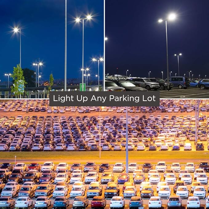 GoodBulb 50W Acorn Light Retrofit LED Light Bulb High Output 6500 Lumens E26 Base & E39 Base Adapter 5000K Daylight White Color Car Dealership Lighting