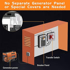 Generator Interlock Kit for Square D QOCGK2C QO or HOMCGK2C Homeline Main Breaker 150A-225A Panels, Load Center Accessory for Indoor and Outdoor Use