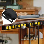 Metal 12 Outlet Mountable Power Strip, Surge Protector Heavy Duty Cord Wide Spaced and Wall Mount Metal Powerstrip for Outdoor, Desk, Garage, Industrial, Shop and Indoor (15ft)