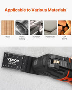 VEVOR 30-Piece Oscillating Saw Blades, Quick Release Multi Tool Blades Kits, 8 Types Oscillating Multitool Blade for Wood Plastic Metal, Compatible with Dewalt Ryobi Milwaukee Hitachi Chicago Fein