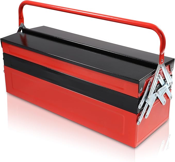 Mini Toolbox, Tool Box Organizer with Steel, Cantilever for Workshop, Garage, Warehouse