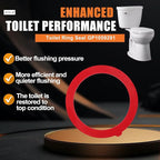 Flush Valve Seal for Kohler, 5-Pack GP1059291 Silicone Replacement for Toilet - Upgraded Leak-Proof Gasket Seal Kit Compatible with Kohler Canister, K-GP1059291