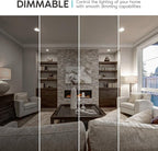 LUXRITE A19 LED Bulb 60W Equivalent, 4000K Cool White, 800 Lumens, Dimmable Standard LED Light Bulbs 9W, Enclosed Fixture Rated, Energy Star, E26 Medium Base - Indoor and Outdoor (24-Pack)