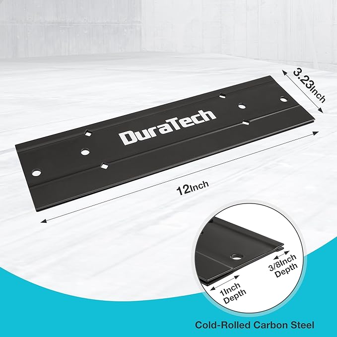 DURATECH 12 Inch Sheet Metal Bender, Folding Tool for Duct Bending, Hand Seamer with 3/8" & 1" Fold Depths, Ideal for HVAC, Roofing & Metal Fabrication, Gray