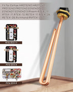 HE 55220 Water Heater Element, Fit for Eco Smart ECO POU 6 ECO 8 ECO 11 Tankless Electric Water Heater, Water Heating Element 5.5KW 220V or 6KW 240V, Screw-in 2Packs