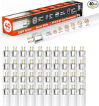 GoodBulb F54T5/830/ECO 54W 46 Inch T5 Fluorescent Light Bulb, 3000K Warm White Medium Bi-Pin Base, 4950 Lumens 85 CRI 36000 Life Hours, Instant/Programmed Start (40 Pack)