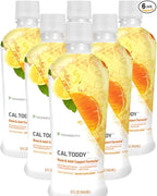 Youngevity Cal Toddy - Calcium (Citrate, Phosphate) Magnesium 1,200mg/600mg - Vitamins D-3, Zinc, Copper, Potassium, Boron & 70+ Trace Mineral Cofactors - Supports Bone Health - 32 Fl Oz (Pack of 6)