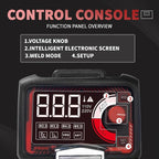 110V 135A Stick Welder Lift Tig Welder Digital Welding Machine with Overheat Protection,Electrode, Digital Screen, Quick Connector with Hot Start - MINI MMA Arc Welder with Lift TIG Torch