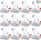 TORCHSTAR 12-Pack 4 Inch Ultra-Thin LED Recessed Lighting with J-Box, 4000K Cool White, 10W Dimmable 700lm Brightness LED Downlight, ETL & Energy Star Listed