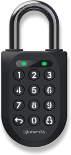 igloohome New Rugged Outdoor Smart Padlock 2E (SP2E) – Manage Access Remotely with Mobile App (iOS/Android) & Dashboard – No WiFi Needed, CEN-3, IK-09 Certified, IP68 Waterproof & 2-yr Warranty