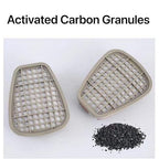 6001 Filter Cartridges Replacement for Gas Respirator, 16pcs Filter Cartridges + 16pcs Filter Covers + 64pcs Filter Cottons, Apply to 6100/6200/7501/7502/6502/6800