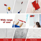 DEKEones 24Inch/60CM Skimming Blade, Stainless Steel Drywall Smoothing Spatula for Large Working Area Wall Decoration Construction Tool