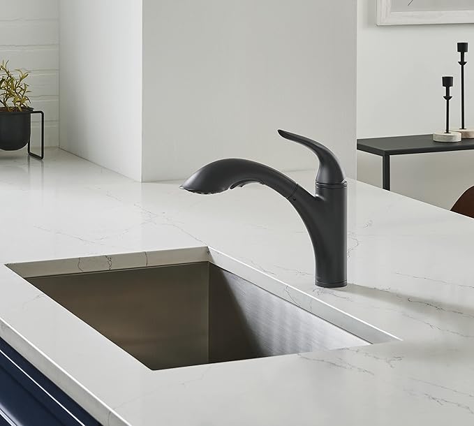 Antioch 1H Pull-Out Kitchen Faucet 1.75gpm Satin Black