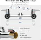 Commercial Faucet with Sprayer for Kitchen Cook : Akwadu Wall Mount Commercial Kitchen Faucet with Pull-Down Pre Rinse Sprayer 8" Center with 12" Add-On Spout - 36" Height Sink Faucets for Staff Chef