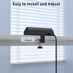 Jgstkcity Desk Clamp Power Strip,45W Fast Charging Station,4 USB-C,4 USB-A,Desk Mount Surge Protector,1875W Extension Cord with Multiple Outlets,ETL Listed,for Home Office Dorm Room