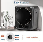 Zynkez 25Lbs Washer and 10Lbs Dryer Combo, Full Automatic Portable Laundry Set with 10 Wash Programs, 5 Dry Modes, Stainless Steel Tub, Compact for Apartments, Dorms, RVs