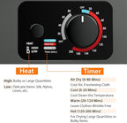 ARLIME Compact Laundry Dryer, Portable Clothes Dryers W/4 Automatic Drying Mode, Small Electric Laundry Dryer W/Stainless Steel Drum & Control Panel For Apartments, Dorm 110V 900W, Grey