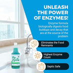Kinzua Environmental Fly-Zyme, Highly Concentrated Enzyme Drain Cleaner for Pipes, Drain Gel for Fruit Flies, Organic Waste Degrader & Odor Neutralizer, 32 fl oz, Pack of 2