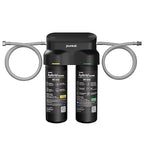 Pureal Hybrid Home PPU-1020K 2 Stage Under Sink Water Filter System, 10K Gallons, NSF/ANSI 42&372, Mineral Sediment Carbon Block KDF Polyphosphate Filter for Scale & Lead & Chlorine