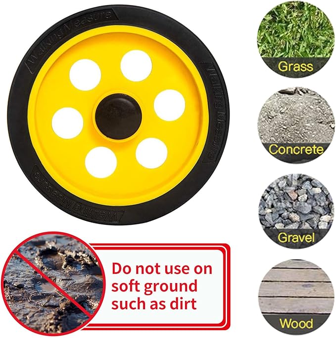 Zozen Measuring Wheel in Feet and Inches, Scalable Length 40in, 4-inch Measure Wheel, Walking Measurement Up To 10,000Ft / Mechanical/One Key to Reset, Include Carrying Bag.