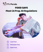 Mr.Panda 2 Pairs Skin-Friendly Flocked Cotton Liner Cleaning Gloves Medium, Reusable Dishwashing Gloves for Washing Dishes, Kitchen, Shimmering Pink