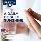 FREEDA Vitamin D3-3000 IU - Pure High Potency Kosher Supplement Tablets - Bone and Muscle Health, Calcium Absorption, Immune Support for Men and Women* - 100 Tiny Tablets