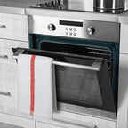 Bar Mop Red Stripe 10 lbs 16x19 Pack of 60, 100% Cotton Double Stitched Route Ready Absorbent Kitchen Towel Dish Towels and Dishcloths Towels Sets Washcloth Kitchen Towels