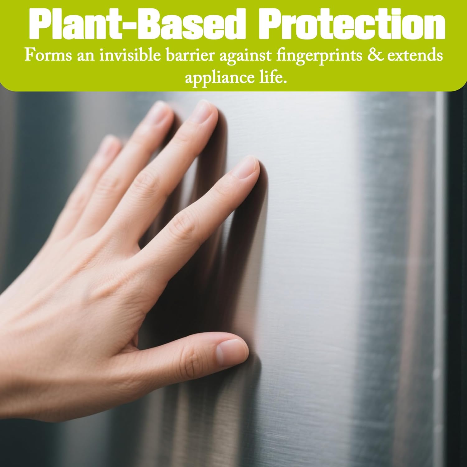 2-Pack Stainless Steel Cleaner Spray, Cleans & Polishes for Streak-Free Shine on Appliances, Range Hood, Sinks, Ovens, Refrigerators 33.8 Oz– Includes 2 Kitchen Sponges & 2 Mop Cloths, Lemon Scent