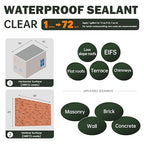 Clear Coating 1 Gallon, UV Defense, Concrete Sealer, Transparent Waterproof Adhesive & Invisible Waterproof Agent, Acrylic, for Roof, Wall, Indoor & Outdoor