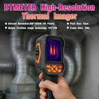 BTMETER Thermal Camera - Infrared Temperature Imager 200,000 Pixels with 256 x 192 IR Resolution 25Hz, 8G Image Storage Measure Temp -4°F~1022°F, 56° FOV Thermal Imaging Camera Gun for HVAC