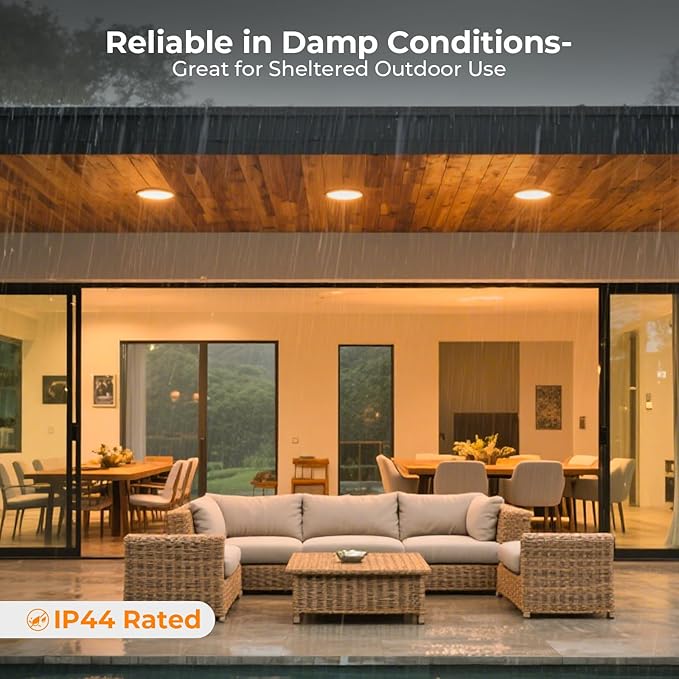 PAR38 LED Outdoor Flood Light Bulbs, 100W Equivalent, 1050LM, Dimmable, 3000K Warm White, 13W, Waterproof LED Floodlight for Porch Yard Garage, E26 Base, 15,000 Hrs, 2 Pack