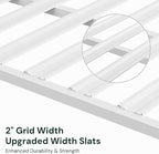 SunsGrove 3x6 Garage Storage Overhead Rack Organization, Adjustable Ceiling Mounted Storage Racks, 800LBS Weight Capacity, 22"-40" Ceiling Dropdown, White